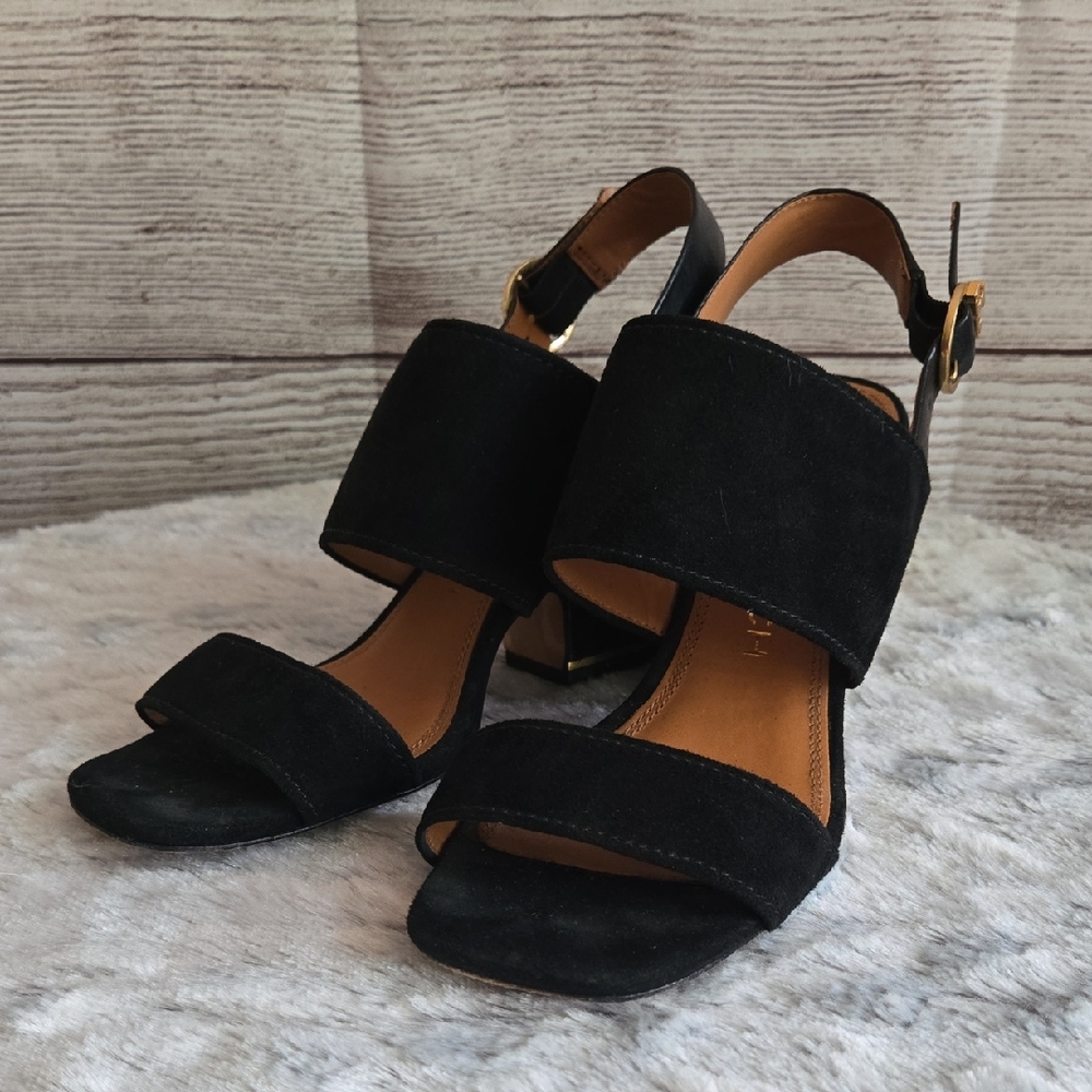 Tory Burch Black/Tan Heels, Womens 7.5, Great Condition